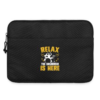 Tambours de batteur - Sacoche pour ordinateur portable 15 pouces - noir - Devant