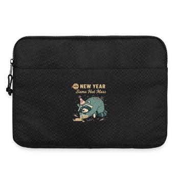 Neujahr 2026 Same Hot Mess Raccoon Fun - Laptoptasche 15" - Schwarz - Vorne