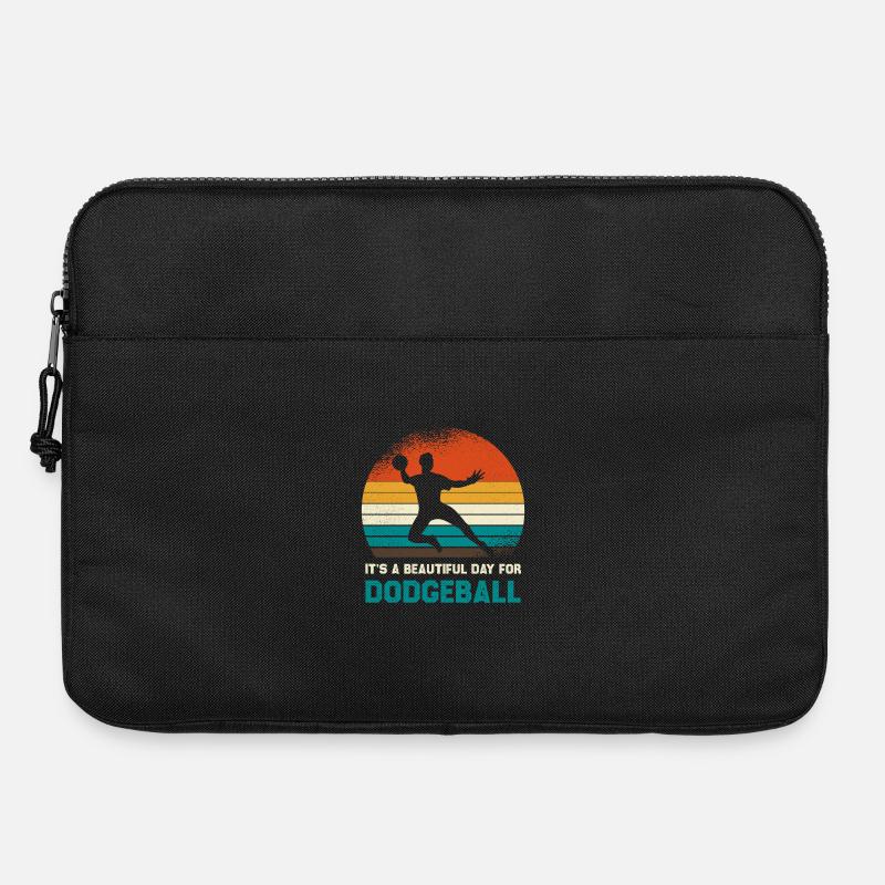 Journée rétro du coucher de soleil au prisonnier - Sacoche pour ordinateur portable 15 pouces - noir