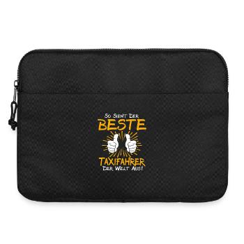 Taxifahrer Geschenkidee - Laptoptasche 15" - Schwarz - Vorne
