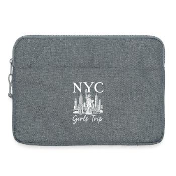 NYC Girls Trip - Laptop bag 15" - heather grey - Front