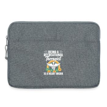 Thérapeute thérapeutique indispensable RT Recreational - Sacoche pour ordinateur portable 15 pouces - gris chiné - Devant