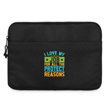 Agent d’assurance Love My Job Courtier d’assurance drôle - Sacoche pour ordinateur portable 15 pouces - noir - Devant