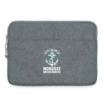 Büsum TIME FOR A NORTH SEA SEA BREEZE Funny - Laptop bag 15" - heather grey - Front