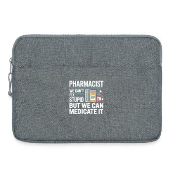Pharma Humor Medicate It - Laptop bag 15" - heather grey - Front