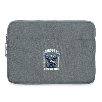 Hardtekk Saved Me Tekke Ostdeutschland - Laptoptasche 15" - Grau meliert - Vorne