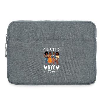 NYC Girls Trip 2026 - Laptoptasche 15" - Grau meliert - Vorne