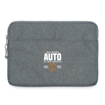 Dicton de voiture - Sacoche pour ordinateur portable 15 pouces - gris chiné - Devant