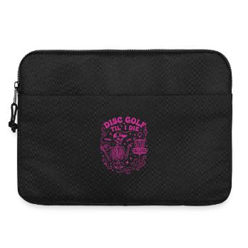 Disc Golf jusqu’à la mort avant As Disc Golf drôle - Sacoche pour ordinateur portable 15 pouces - noir - Devant