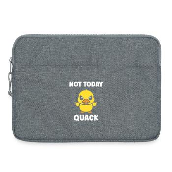 Rebellious Duckling Not Today Quack - Laptop bag 15" - heather grey - Front