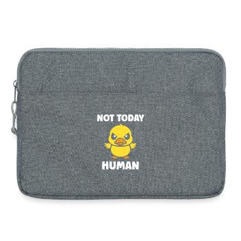 Rebellious duckling not today - Laptop bag 15" - heather grey - Front