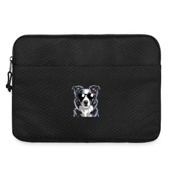 Border Collie - Sacoche pour ordinateur portable 15 pouces - noir - Devant