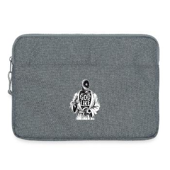 Conception galactique semblable à celle de Dieu - Sacoche pour ordinateur portable 15 pouces - gris chiné - Devant