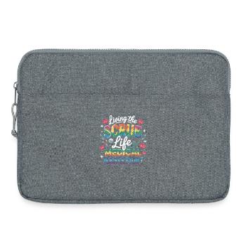 Scrub Life: Medical Assistance - Laptop bag 15" - heather grey - Front