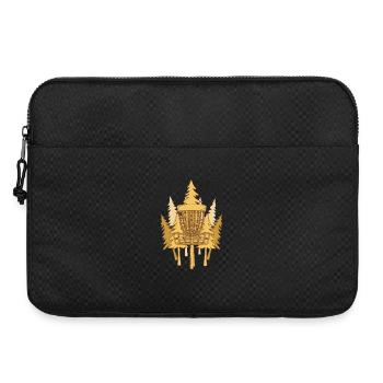 Disc Golf Basket Pines Flying Disc Golf Scene - Laptop bag 15" - black - Front