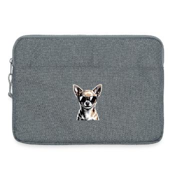 Chihuahua - Sacoche pour ordinateur portable 15 pouces - gris chiné - Devant