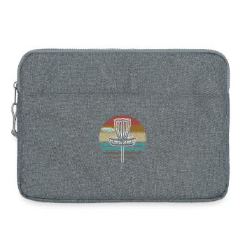 Disc Golf Sunset - Laptoptasche 15" - Grau meliert - Vorne