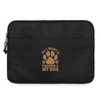 Théâtre musical : tout ce que je veux : mon chien & cadeau de théâtre - Sacoche pour ordinateur portable 15 pouces - noir - Devant