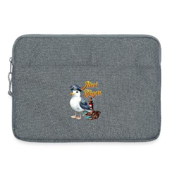 Baltic Sea Holiday AHOI RÜGEN Fun - Laptop bag 15" - heather grey - Front