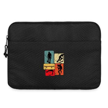 Skateboard Skaten Skateboarding Skater Skate-Fan - Laptoptasche 15" - Schwarz - Vorne