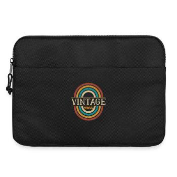 Vintage Geburtstagsgeschenk 1966 Retro Geboren 1966 - Laptoptasche 15" - Schwarz - Vorne