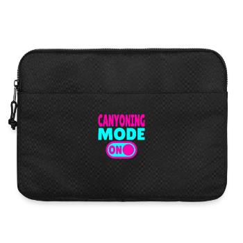 Canyoning Mode ON – Schalter auf Adrenalin - Laptoptasche 15" - Schwarz - Vorne