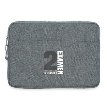 Glückwunsch 2. Examen - Laptoptasche 15" - Grau meliert - Vorne