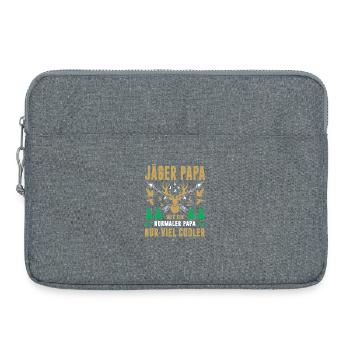 Cadeaux de chasse Chasse Examen de chasseur réussi - Sacoche pour ordinateur portable 15 pouces - gris chiné - Devant