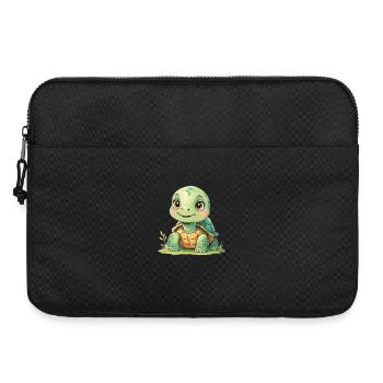 Cuddly Turtle Sunshine - Laptop bag 15" - black - Front