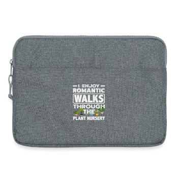 Promenades romantiques dans la pépinière - Sacoche pour ordinateur portable 15 pouces - gris chiné - Devant
