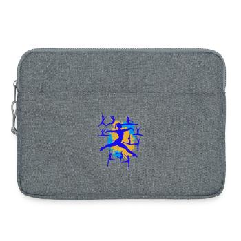 Gymnastics Gymnastics Acrobatics Artistic Gymnastics - Laptop bag 15" - heather grey - Front