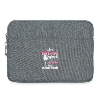 All the best dad wishes you your best swimmer - Laptop bag 15" - heather grey - Front