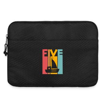 Navire à voile du 5e anniversaire - Sacoche pour ordinateur portable 15 pouces - noir - Devant