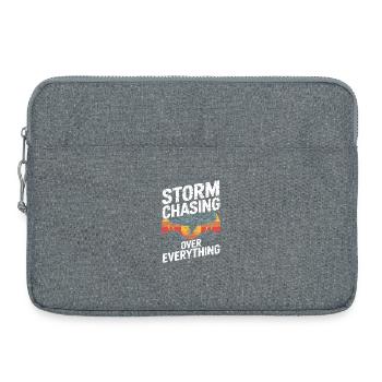 Tempête qui traque tout Tornado Jäger - Sacoche pour ordinateur portable 15 pouces - gris chiné - Devant
