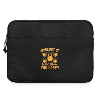 Fitness Fanatics Workout What Makes Happy - Laptoptasche 15" - Schwarz - Vorne