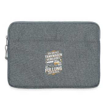 Carnival Disguised as a Tanker Truck Bachelor Party Costume Beer - Laptop bag 15" - heather grey - Front