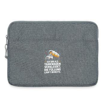 Carnival Disguised as a Tanker Truck Bachelor Party Costume Beer - Laptop bag 15" - heather grey - Front