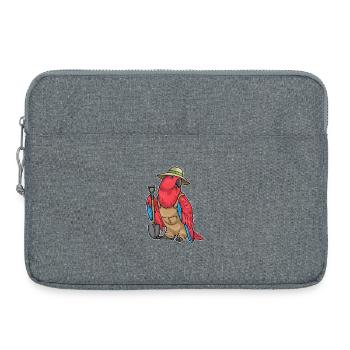 Jardin de pelles du jardinier perroquet-gars - Sacoche pour ordinateur portable 15 pouces - gris chiné - Devant