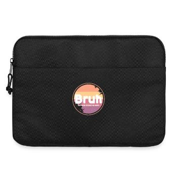 Bruh Retro Mom Logo - Sacoche pour ordinateur portable 15 pouces - noir - Devant