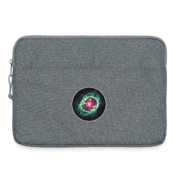 Astronomische Weltraum-Nebelschale - Laptoptasche 15" - Grau meliert - Vorne