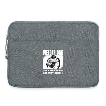 Schweißer Spruch Geschenke Für Metallbauer  - Laptoptasche 15" - Grau meliert - Vorne