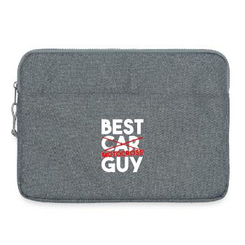 Best Motocross Guy Off Road Racing Humor - Laptop bag 15" - heather grey - Front