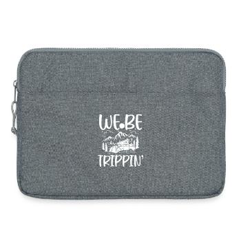 We Be Trippin: Camper Mountains - Laptop bag 15" - heather grey - Front