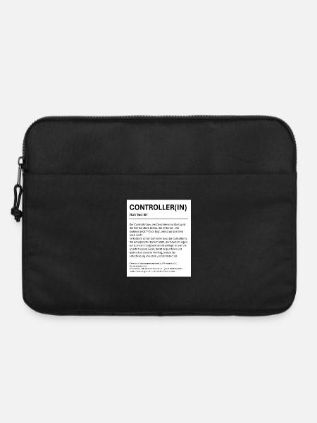 Controller(in) Design Print - Laptoptasche 15" - Schwarz