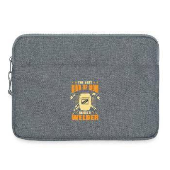 Schweißer Spruch Geschenke Für Metallbauer  - Laptoptasche 15" - Grau meliert - Vorne