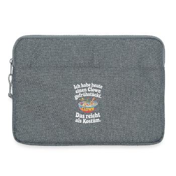 Remplacement du costume de clown du Petit-déjeuner de Clown Carnival - Sacoche pour ordinateur portable 15 pouces - gris chiné - Devant