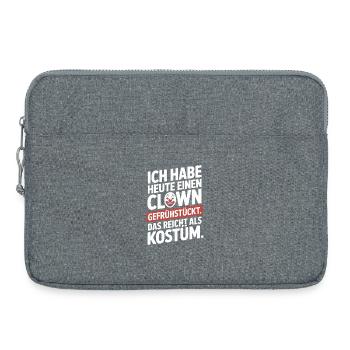 Remplacement du costume de clown du Petit-déjeuner de Clown Carnival - Sacoche pour ordinateur portable 15 pouces - gris chiné - Devant