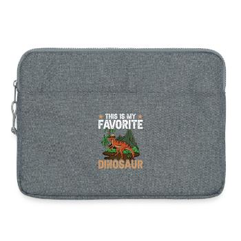  Pachycephalosaurus Dinosaur Plush Paleontology - Laptop bag 15" - heather grey - Front