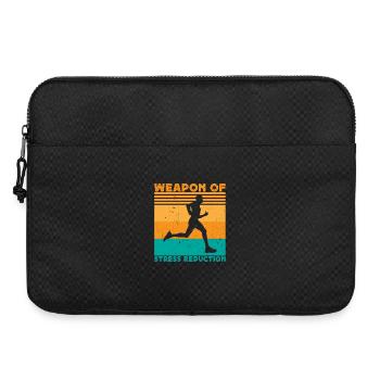 Coureur de marathon Running Run Arme Of Stress - Sacoche pour ordinateur portable 15 pouces - noir - Devant
