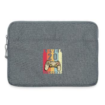 Level 20 Complete 20 Year Anniversary - Laptop bag 15" - heather grey - Front